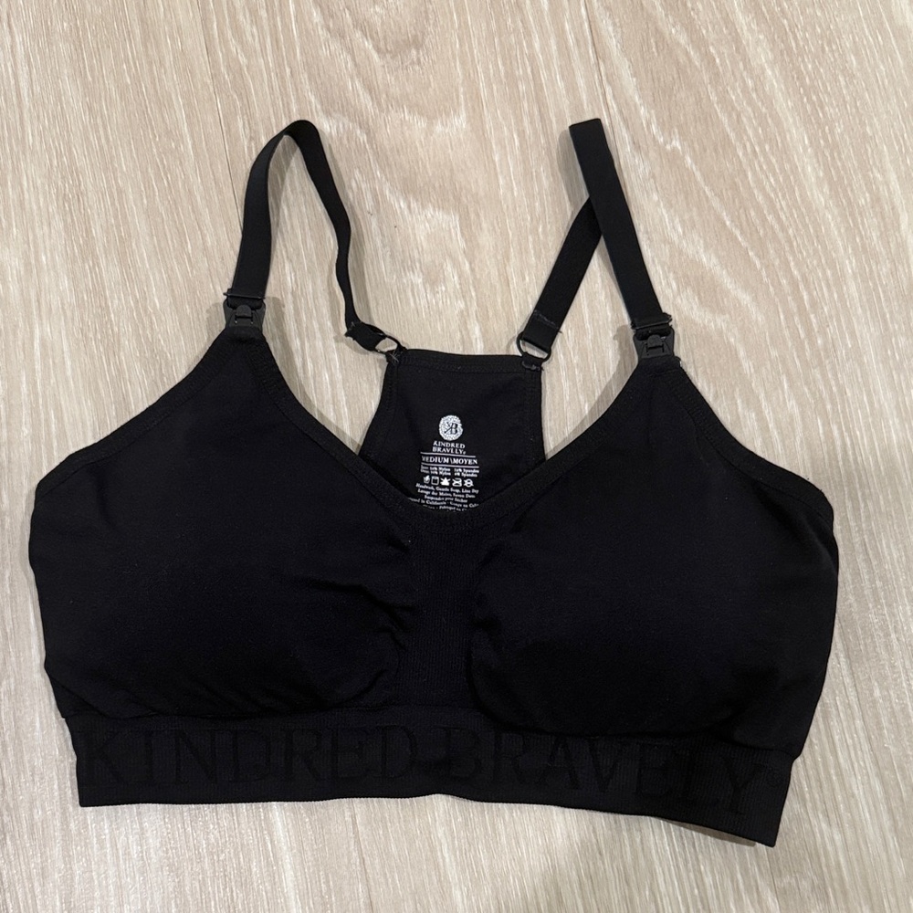Kindred Bravely Classic Black Nursing Bra